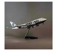 Modèle d'avion moulé sous Pression en résine pour B747 W Light Wheel d'ornements Souvenir Exposition échelle 1/150 Ensemble de Jeu de Passe-Temps Miniature(Lighted)