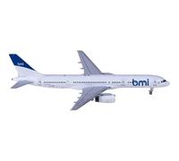 Modèle d'avion Moulé sous Pression L'échelle 1: 400 for NG10005 BMI Aviation 757-200 G-STRY,modèle Miniature en Métal,Avion Jouet Avion moulé sous Pression