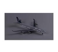 Modèle d'avion Néo-zélandais De 47 Cm Avion De Passagers avec Train D'atterrissage Et Lumières Ornements B747-400 pour Les Passionnés D'Aviation(with Light)