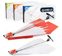 Modèle D'Avion Rc En Papier Pliable, 1 Pièce, Bricolage, Moteur, Puissance Rc, Jouet Pour Enfants, Couleur Aléatoire