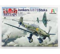 MODÈLE D'AVION STATIQUE ITALIEN JUNKERS JU-87B STUKA MILITAIRE 1935 ÉCHELLE 1/48