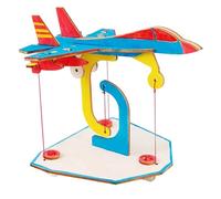 Modèle d'avion suspendu en bois pédagogique, kit d'expérimentation scientifique, aide à l'apprentissage de la physique pour les élèves qui apprennent la structure de tension de manière pratique