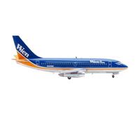 Modèle d'avion Universel 1:200, Boeing B737-200 de Vienna Alaska Airlines, modèle d'avion en métal moulé sous Pression avec Support Avion moulé sous Pression