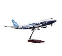Modèle d'avion Volant Avion B747 47 Cm À L'échelle 1/150 Modèle Réduit d'avion Ligne Internationale avec Lumière Et Roues Moulées sous Pression Avions aériens