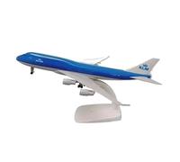 Modèle d'avion Volant Avion B747 Miniature De 20 Cm en Métal Moulé sous Pression Idéal for Collectionner Noël Ou Un Anniversaire Avions aériens(20CM KLM)