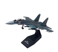 Modèle d'avion Volant Avion Chasse Russe Fulcrum Flanker SU-35 Échelle 1/100 en Alliage Métallique Moulé sous Pression Modèle Réduit De Jouet Avions aériens