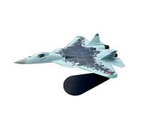 Modèle d'avion Volant Avion De Chasse Russe Sukhoi SU-57 À L'échelle 1/100 Modèle d'avion Militaire en Métal Collection Cadeau Avions aériens(SU57 I)