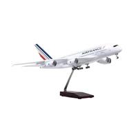 Modèle d'avion Volant Maquette d'avion A380 Air France Moulée sous Pression À L'échelle 1/160 avec Roues À Collectionner Avions aériens
