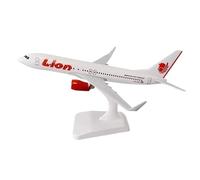 Modèle d'avion Volant Maquette d'avion Boeing 737 B737 en Alliage Moulé sous Pression Échelle 1/400 20 Cm Jouet Idéal Avions aériens(B737 Lion)
