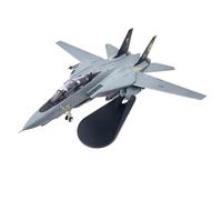Modèle d'avion Volant Modèle d'avion Américain F-14D F14 VF-31 Tom Cat en Moulé sous Pression À L'échelle 1/100 Chasseur À Mode D'aile Variable Avions aériens