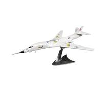 Modèle d'avion Volant Modèle d'avion Chasse À Aile en Flèche Variable Bombardier Stratégique À Longue Portée L'USAF B-1B B1B À L'échelle 1/144 Avions aériens(White-B)