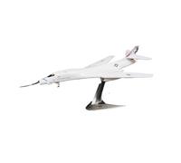 Modèle d'avion Volant Modèle d'avion Chasse À Aile en Flèche Variable Bombardier Stratégique À Longue Portée L'USAF B-1B B1B À L'échelle 1/144 Avions aériens(White-A)