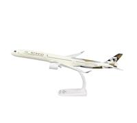 Modèle d'avion Volant Modèle d'avion Etihad Airways A350-1000 À L'échelle 1:200 en ABS for Collection De Jouets Décoration Cadeaux Avions aériens
