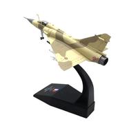 Modèle d'avion Volant Modèle De Chasseur Mirage 2000 France À L'échelle 1:100 Collection 2000 Modèle Réduit d'avion en Alliage Mini Décoratif Avions aériens(Yellow)