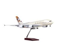 Modèle d'avion Volant Modèle Réduit d'avion Moulé sous Pression A380 À L'échelle 1/160 Avion ETIHAD for Collection Exposition Cadeaux Avions aériens