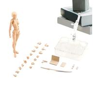 Modèle de à Dessin - Figurine de référence de Croquis Mobile, Outil de en Bois réglable, pièce d'exposition d'exercices | Support créatif dans l'articulation | Convient pour la Peinture