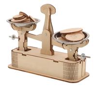 Modèle de Balance en Bois pour Garçon Fille, Cours de Sciences | Structure Démontable, Concept Stem Visuel, pour Objets de t Petits Éléments de Laboratoire