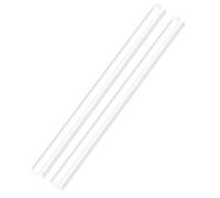 Modèle de barre ronde transparente, Lot de 2 tiges rondes en acrylique d'une longueur de 497 mm, tiges solides en acrylique adaptées aux fournitures de bricolage et à la fabrication de modèles(Diamete