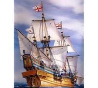 Modèle De Bateau À Voile Heller Golden Hind Francis Drake Kit 1:96 NEUF