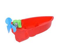 Modèle de Bateau Aérodynamique Bricolage pour Enfants, Jouet éducatif de Hors-Bord à énergie éolienne, Facile à Assembler, fabriqué en Plastique ABS Durable