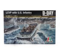 MODÈLE DE BATEAU STATIQUE ITALIEN BATEAU LCVP LANDING D-DAY NORMANDIE 1944 1/35