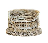 Modèle de bâtiment Romain Antique - Décor d'architecture de Statue réaliste, pièce d'exposition de Style Vintage Classique | Figurine décorative de Table pour la Maison, Salon, Chambre à Coucher,