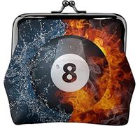 Modèle de Billard Porte-Monnaie en Cuir pour Femmes Petite Pochette à Monnaie avec Fermoir à Fermeture à Baiser Portefeuille à Boucle pour Cadeau de Fille