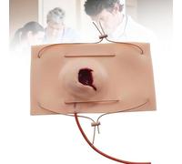 Modèle de blessure par balle Kit de contrôle de l'hémostase, dispositif portable d'entraînement au pansement des plaies, simulation de traumatisme sanguinolent à la cuisse/au bras pour