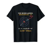 Modèle de Bohr Atome d'Hydrogène Niveaux d'Énergie Quantique T-Shirt