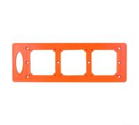 Modèle de boîte de jonction de type 86, installation électrique avec système de rainurage à 86 lignes pour une coupe rapide à trois trous dans les armoires et les prises de cuisine (A)