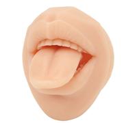 Modèle de bouche de langue en silicone, simulation 3D, doux et flexible, parties du corps d'exercice de perçage réutilisables pour la recherche d'affichage d'exercice de perçage