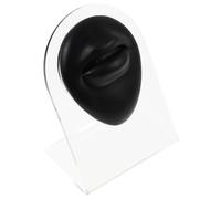 Modèle de Bouche Humaine en Silicone Noir, Réaliste pour Formation | Texture Souple et Aspect , Usage en Laboratoire Pédagogique et Recherche, pour Structure Buccale