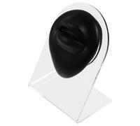 Modèle de Bouche Humaine pour Pratique du Piercing Buccal en Silicone Noir | Toucher Souple, Texture Lisse Réaliste, Support Prêt à Exposer, Adapté aux Formateurs, Médecins et Écoles Médicales