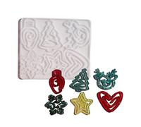 Modèle de bricolage saisonnier en silicone pour styles trombones marque-pages en résine, moule en silicone sûr et essentiel