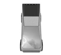 Modèle de Camion de Haut-Parleur Bluetooth Portable Multifonction avec Radio FM et Lumières de Fête LED, Parfait pour Les Rassemblements en Voiture et en Plein Air (Gray)