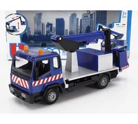 MODÈLE DE CAMION STATIQUE BURAGO MAN TRUCK GRU CRANE ELEVATOR C/ PLATE-FORME ...