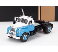 MODÈLE DE CAMION STATIQUE IXO MACK B61 CAMION TRACTEUR 2 ESSIEUX BLEU BLANC É...