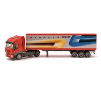 MODÈLE DE CAMION STATIQUE NEW RAY IVECO STRALIS 40 CONTENEUR ÉCHELLE 1:43