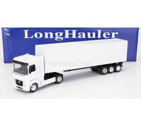 MODÈLE DE CAMION STATIQUE NEWRAY RENAULT MAGNUM AE500 CAISSONO 2009 BLANC 1/43