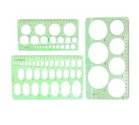 Modèle de Cercle en Plastique - Design Architectural, Construction Ronde, Mesure - Règles et Modèles de Dessin Numérique pour Bureaux et Bâtiments Scolaires