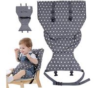 Modèle de chaise haute pour bébé, chaise haute résistante aux voyages, réglable pour s'adapter à n'importe quel siège bébé, pliable pour l'alimentation en plein air