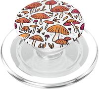 Modèle De Champignon Brun Sauvage Belle Nature Terrestre PopSockets PopGrip pour MagSafe