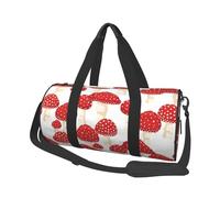 Modèle de Champignons Rouges Agaric Mouche, Sac de Voyage de Grande capacité, Sac à Main Rond, Sac de Voyage de Sport, fourre-Tout, Sac de Fitness