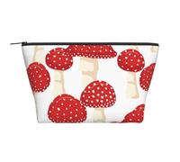 Modèle de Champignons Rouges agaric Mouche, Trousse de Toilette Trousse de Maquillage Sac à cosmétiques Trousse de Toilette de Voyage Portable