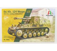 MODÈLE DE CHAR STATIQUE ITALIEN CHAR SD.KFZ 124 WESPE MILITARY 1945 1/72