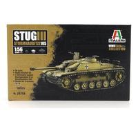 MODÈLE DE CHAR STATIQUE ITALIEN STUG III STURMHAUBITZE 105 1944 1/56