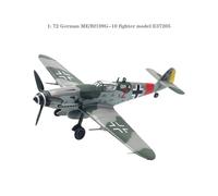 Modèle de chasseur allemand ME/Bf109G-10 1:72 E37205 Modèle de collection de produits finis