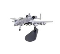 Modèle de Chasseur d'attaque A-10A en métal moulé sous Pression à l'échelle 1:100 avec Support pour Collection d'avions Ensemble de Jeu de Passe-Temps Miniature