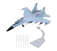 Modèle de Chasseur en Alliage de Zinc 1/81, à Collectionner, Avion Réaliste, Avion Jouet comme Cadeau, Souvenirs, Jouet de Table pour Garçons, Bleu