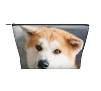 Modèle de Chien Akita Japonais, Trousse de Toilette Trousse de Maquillage Sac à cosmétiques Trousse de Toilette de Voyage Portable